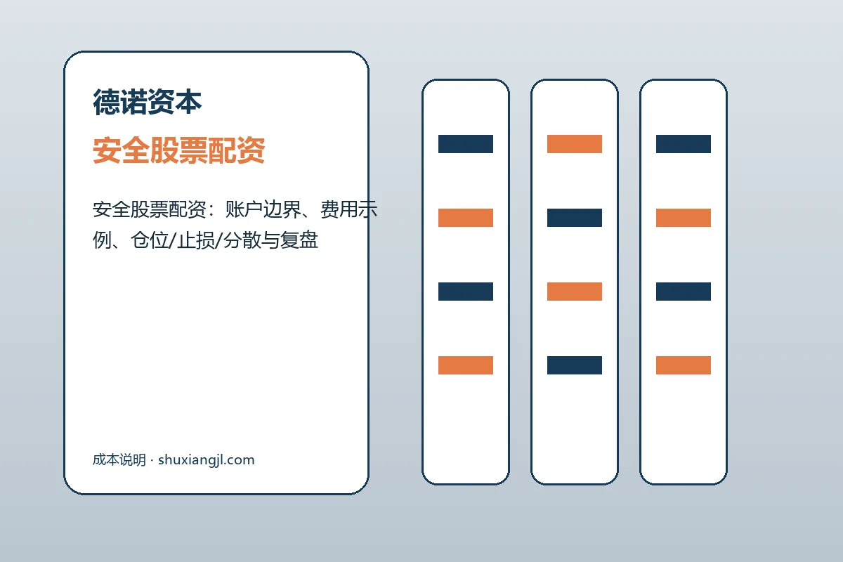 德诺资本费用、账户与退出规则图解